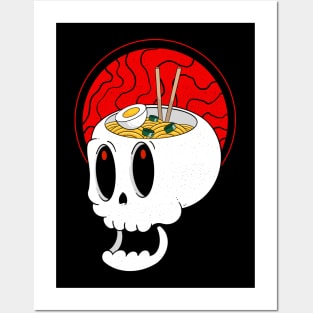 Skull Ramen Posters and Art